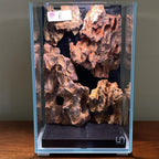 Nano Waterfall Paludarium | Live Moss Terrarium | Dragonstone | UNS 16T